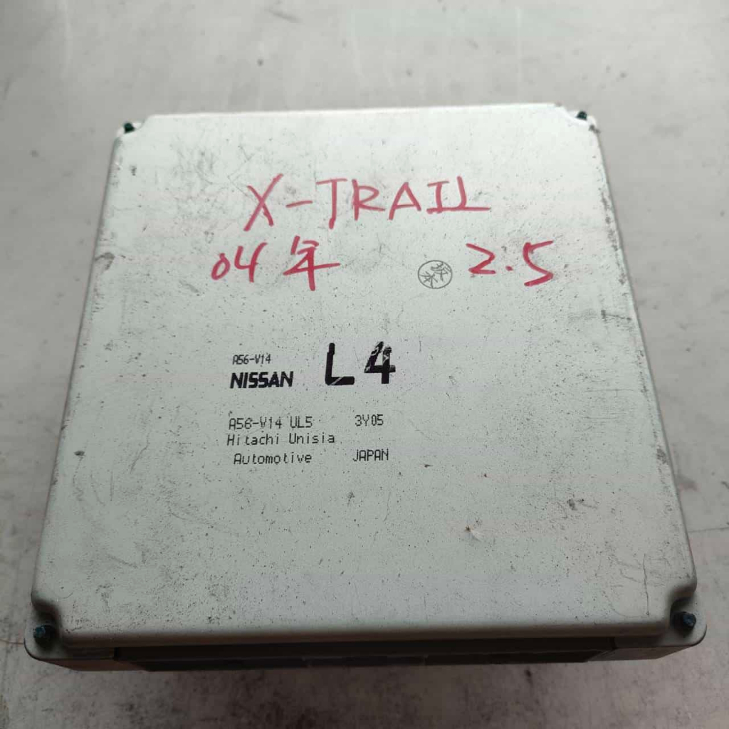 2004 NISSAN X-TRAIL 2.5 電腦 L4 A56 V14 UL5 3Y05 零件車拆下