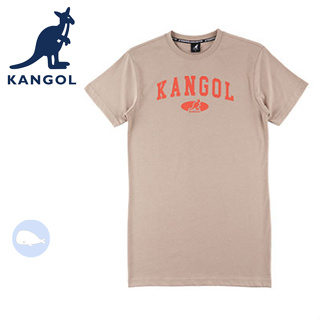 【小鯨魚包包館】KANGOL 英國袋鼠 洋裝 63221582 女款 長版T
