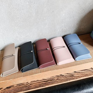 Yi’s store💋長方軟皮革眼鏡盒 平光鏡 太陽眼鏡 墨鏡 收納 眼鏡收納 大框 安全 鏡片保護 擠壓 保護 防護