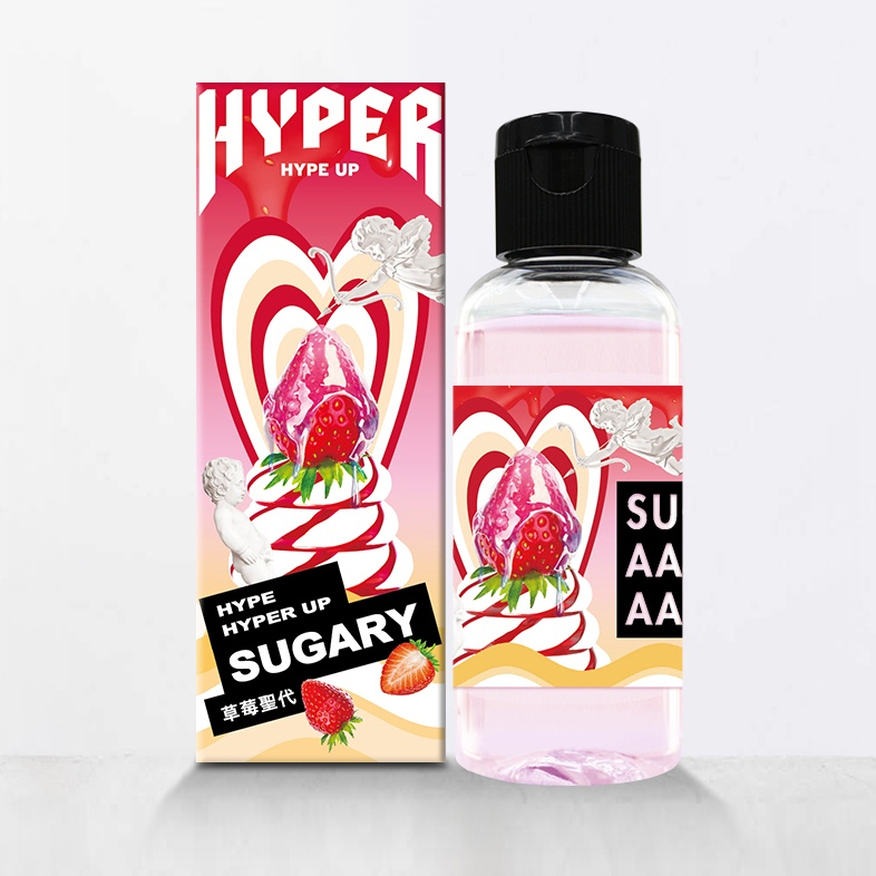 HYPER 口味潤滑液 口交液 草莓聖代口味潤滑液50ml || 可食用口交款 水潤絲滑潤滑油 水溶性潤滑劑