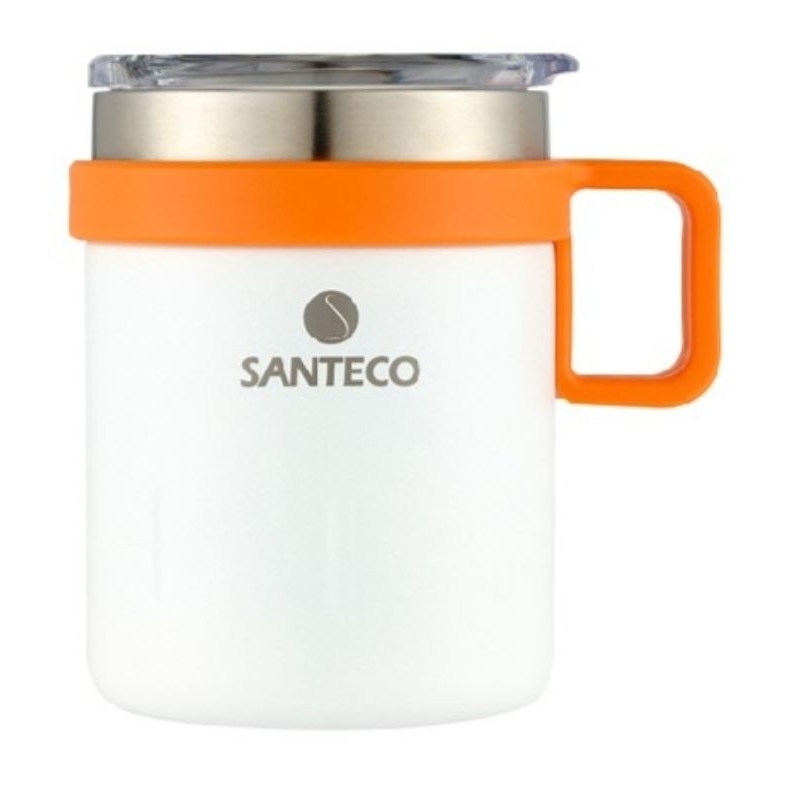 自售 全新 Santeco KEMI MUG 牛奶白 350 ml 保冷 保溫 杯 馬克杯 不鏽鋼 304 咖啡杯 白色