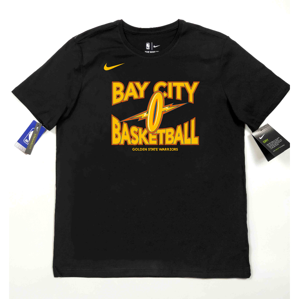 NBA衣服 短袖T恤 勇士隊 BAY CITY 2023夏季新款 運動上衣 t恤 休閒短袖T恤 圓領短袖 男生T恤