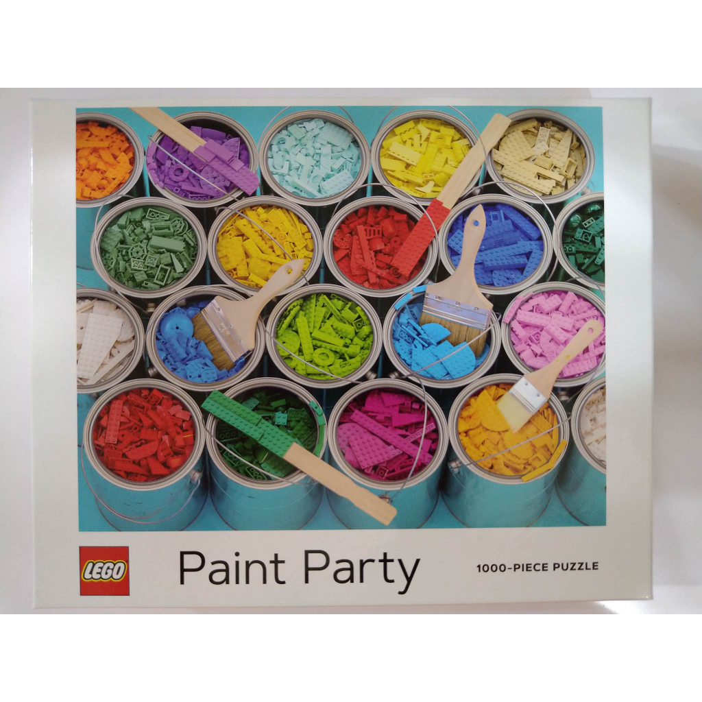 ［不議價］LEGO 1000片 拼圖 樂高 Paint Party 二手