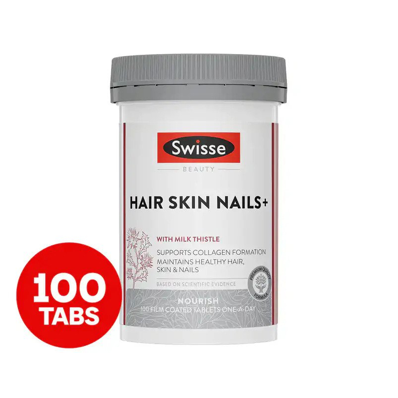 『澳洲代購 現貨』Swisse 膠原蛋白 Hair Skin Nails+  膠原蛋白錠 100粒裝