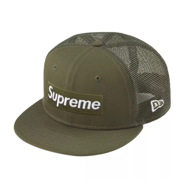 SUPREME Box Logo Mesh Back NewEra 59FIFTY 棒球帽 網帽