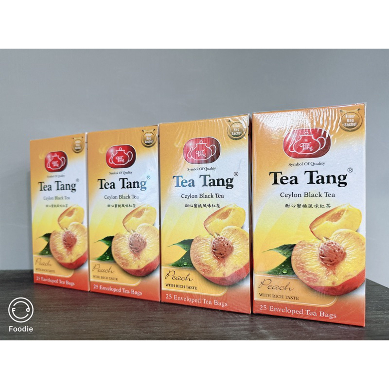 &lt;品質家&gt; TEA TANG 甜心蜜桃風味茶 水蜜桃茶 斯里蘭卡 錫蘭紅茶 紅茶 四盒組合優惠價 開發票