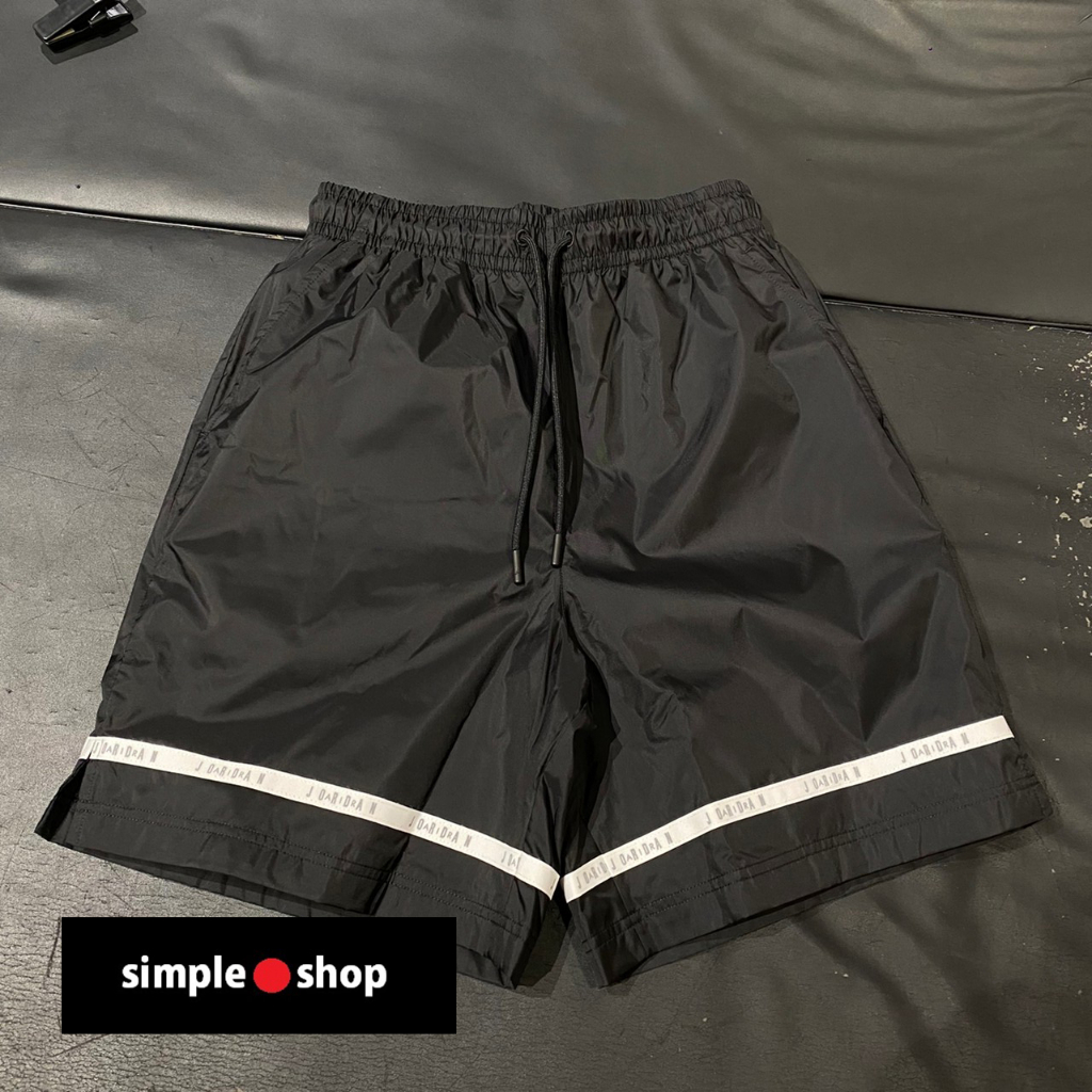 【Simple Shop】NIKE JORDAN 運動短褲 喬丹短褲 防風材質 休閒短褲 黑 男款 DX9692-010