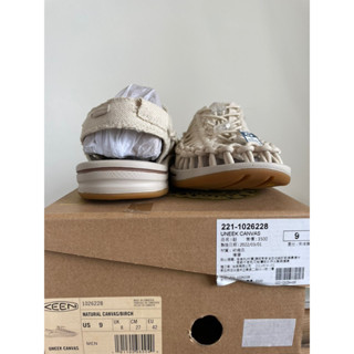 自售 keen uneek canvas 限量款帆布涼鞋US9
