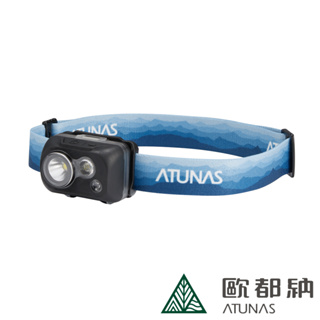 《歐都納 ATUNAS》 動感輕量化防水頭燈 多彩藍A1LIEE01 (前燈/登山/露營/單車/頭燈/防水/探照/照明)