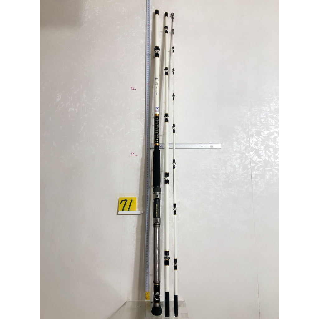 采潔 日本二手外匯釣具 船竿 金州 100號-360 12尺 並繼竿【磯釣竿 筏釣竿船釣竿 路亞竿前打竿】釣具編號F71