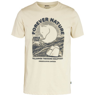 Fjallraven Equipment T-Shirt 男 有機棉短T 86976-113 粉筆白｜碧綠商行