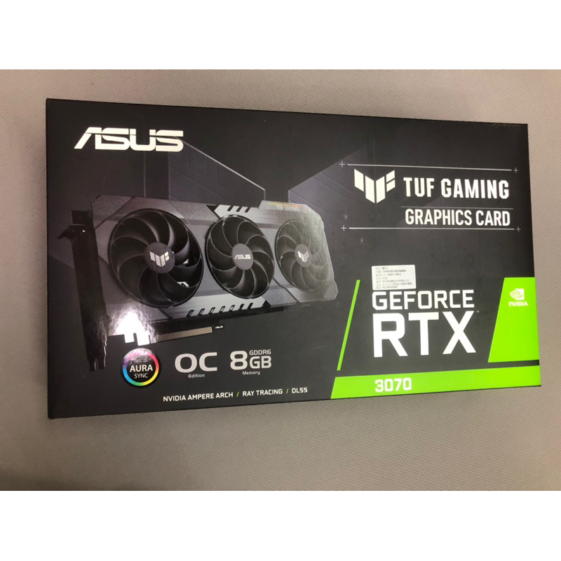 華碩 ASUS TUF RTX3070 O8G GAMING 保固內