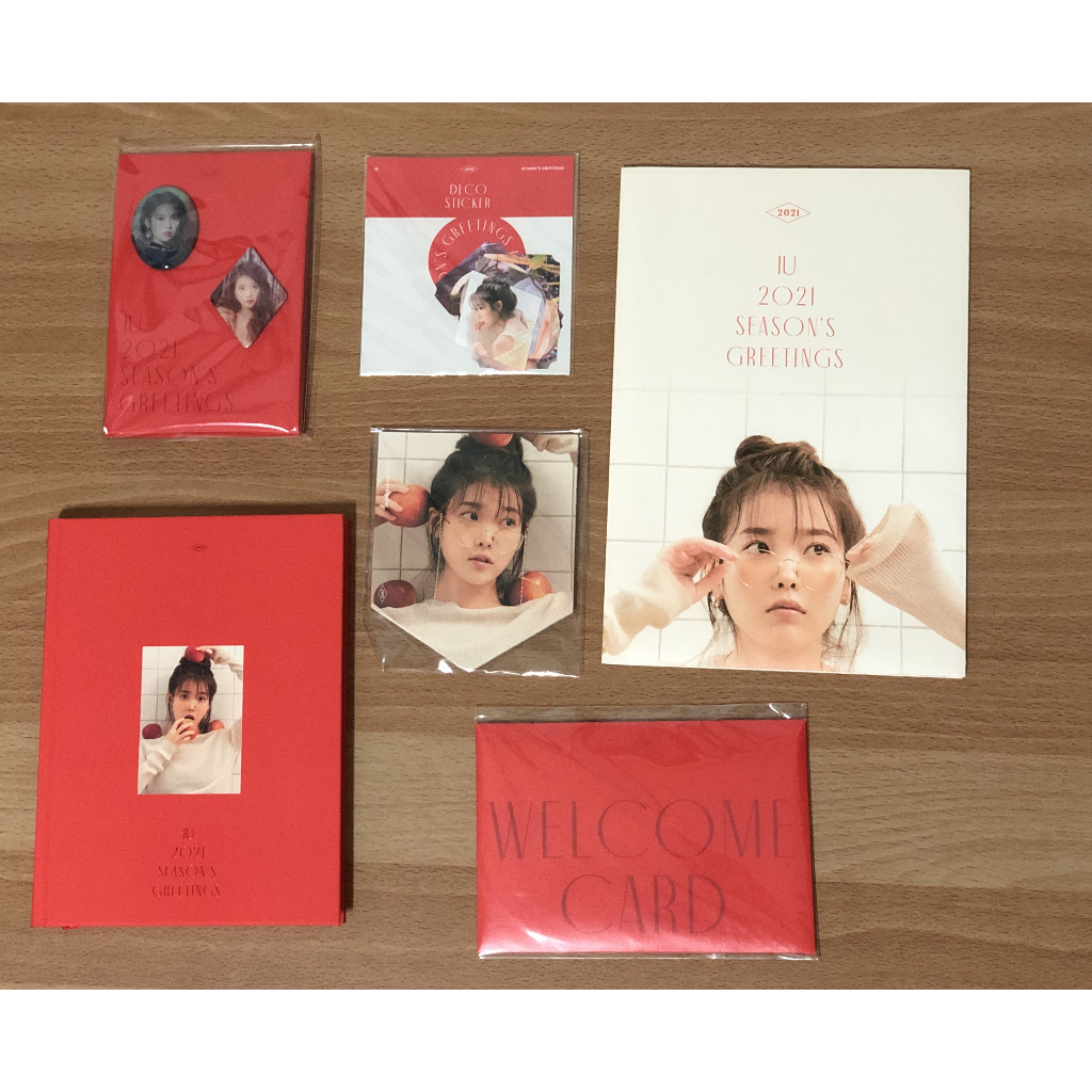 《魚兒雜貨舖》IU 官方周邊 2021年曆 season's greetings 全新 拆賣