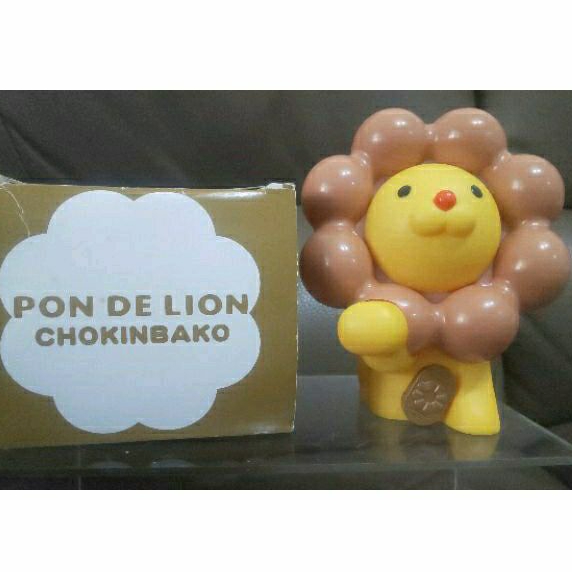 日本 全新 波堤獅 mister donut 存錢筒 娃娃 公仔 甜甜圈 獅子