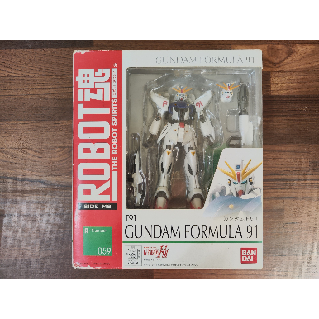 日本萬代 BANDAI 正版 Robot魂 可動完成品 No.59 F91鋼彈 F91 GUNDAM FORMULA91