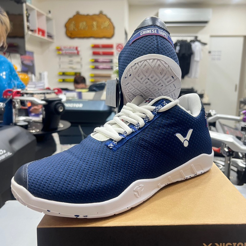 Victor勝利 VGCT 東京奧運款 24.5CM 中華隊 指定 B 深藍 高階羽球鞋 訂價2780