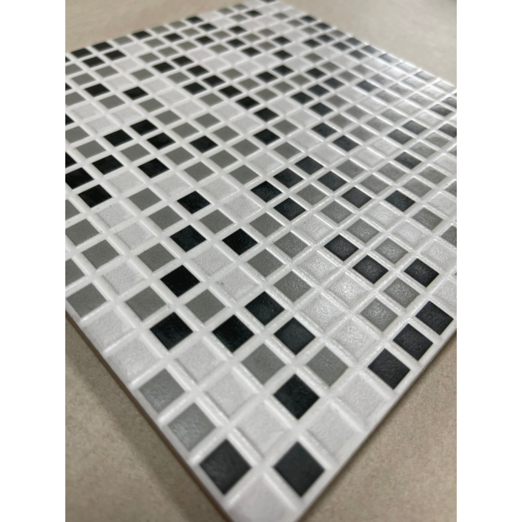 磁磚-玩藝 20X20 黑灰色仿馬賽克地磚