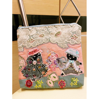 日本購入 PJC & Mina perhonen 手縫拼貼克羅齊君<告白>小袋 收納包 化妝包