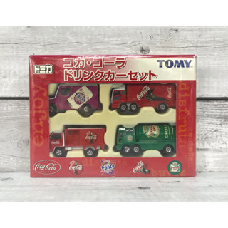 【G&T】純日貨 533177 絕版 TOMICA 多美小汽車套組 可口可樂飲料車套裝卡車