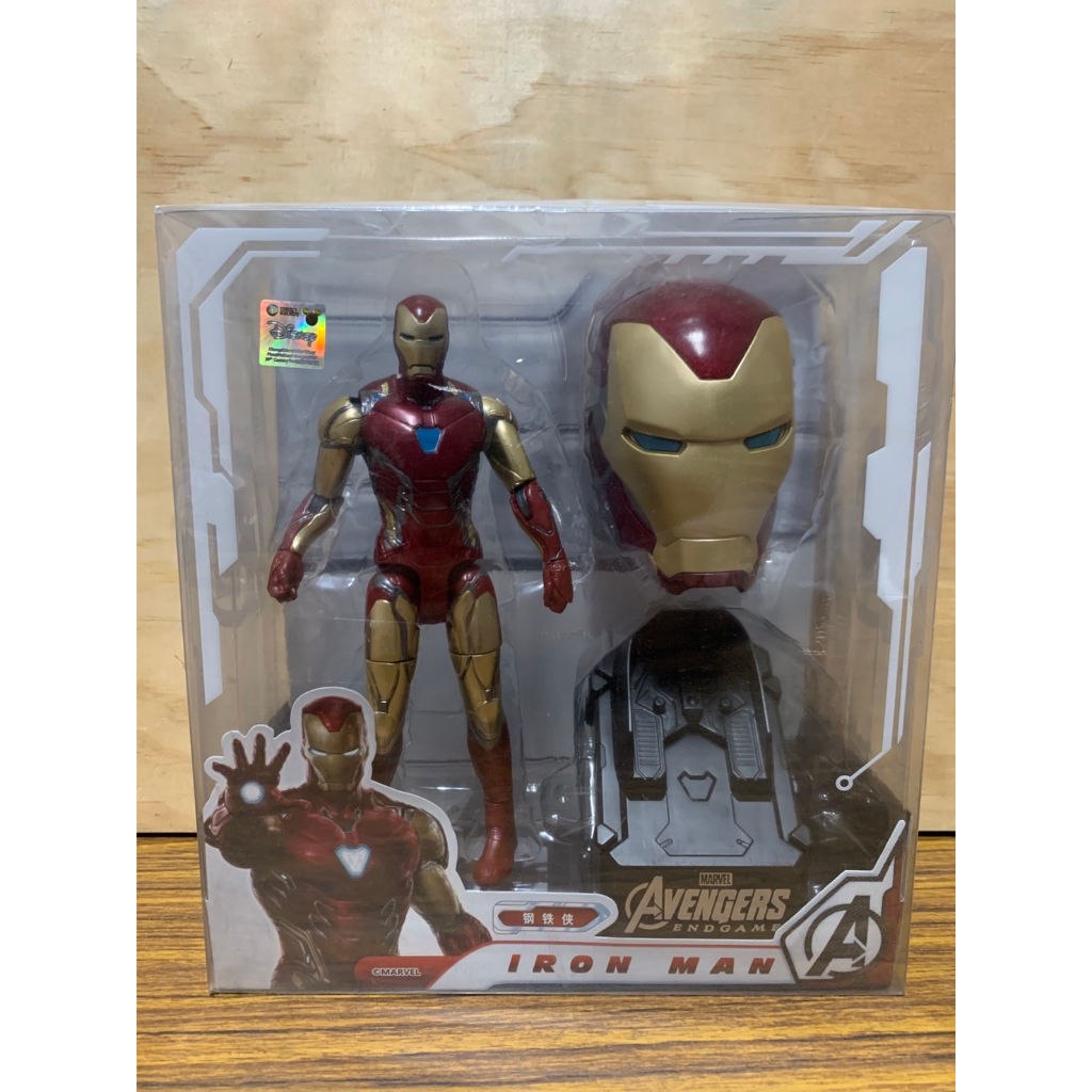 👶卑鄙Shark🦈 迪士尼 漫威 復仇者聯盟 鋼鐵人Iron Man 公仔 頭雕 模型 擺件
