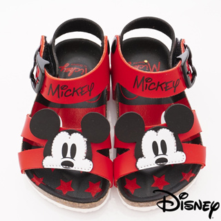 Disney迪士尼童鞋-米奇涼鞋119392黑紅(19cm)