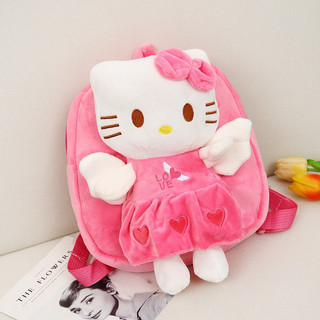 日系hello kitty 粉色小背包 寶寶雙肩包 書包🎒