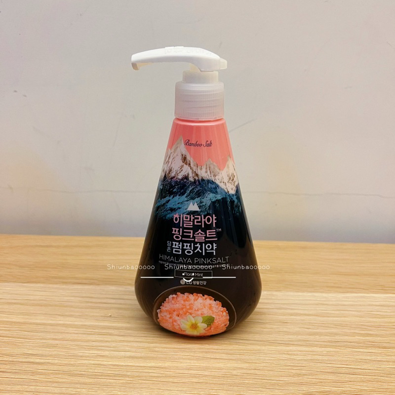 LG 韓國喜馬拉雅粉晶鹽 胖瓶牙膏🗻 花香薄荷🍃