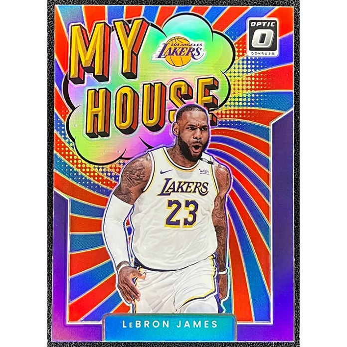 NBA球員卡 Lebron James 2021-22 Donruss Optic My House Purple 紫亮