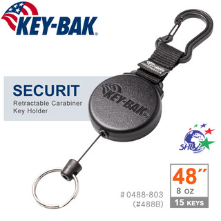 KEY-BAK SECURIT 48負重伸縮鑰匙圈 | 0488-803 詮國