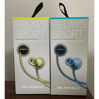 SOL REPUBLIC RELAYS SPORT 運動防潑水有線3鍵入耳式耳機