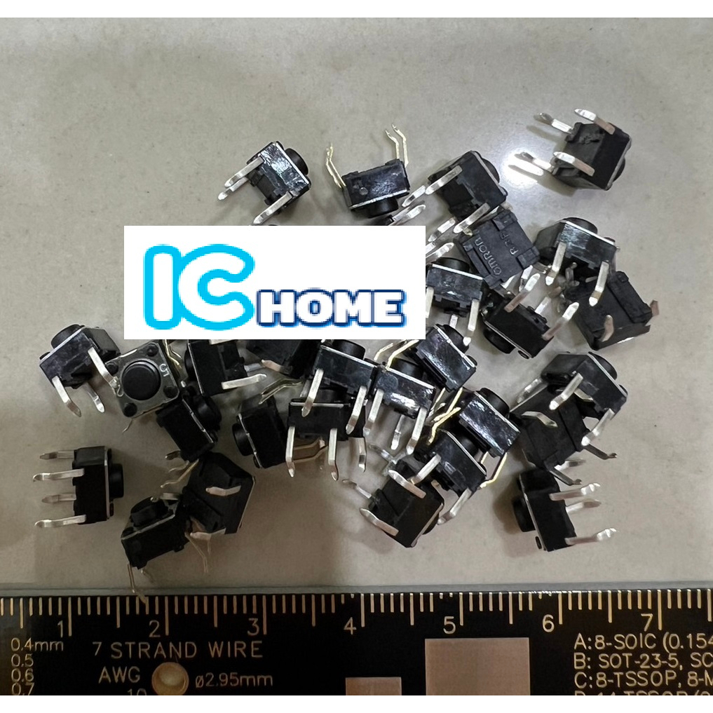 ICHOME 全新原裝 OMRON B3F-1020 6*6*5mm DIP 微動 觸動 開關 多款可諮詢 現貨