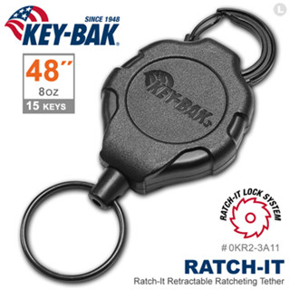 【史瓦特】KEY BAK Ratch-It 鎖定系列 48" 強力負重伸縮鑰匙圈(附扣環) /建議售價 : 850.