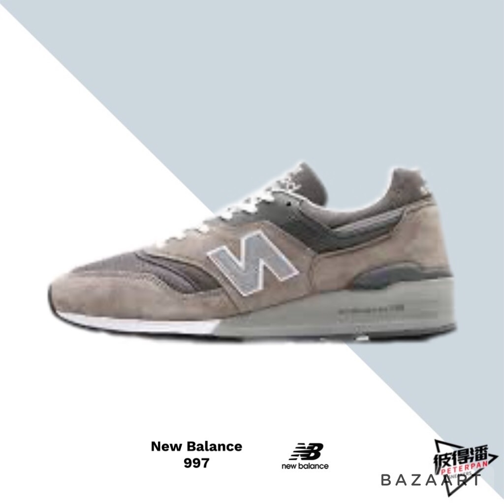 NEW BALANCE 997 經典 元祖灰 荔枝皮 美製 復古 M997GY【彼得潘】