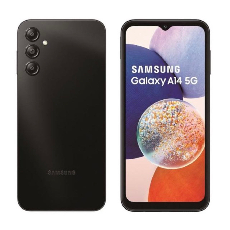 【全新】中華電信續約手機 Samsung Galaxy A14 5G/64G 現貨 充電線 炫曜黑 桃園可面交