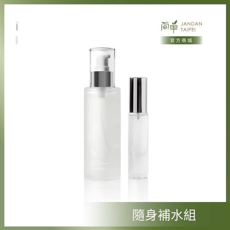 【簡單 JAN DAN】補水雙用組-玫瑰青春露120mL＋青春噴霧30mL