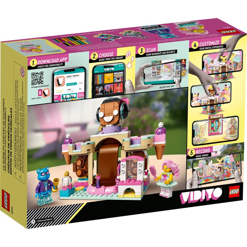 《蘇大樂高賣場》樂高LEGO 43111 VIDIYO Candy Castle Stage 糖果女孩 全新盒況良好