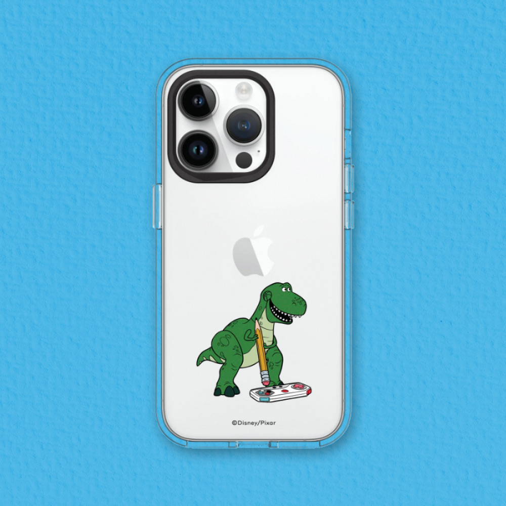 犀牛盾 適用iPhone Clear透明防摔手機殼∣玩具總動員系列-抱抱龍打電玩