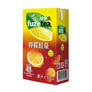 FUZE tea飛想茶 檸檬紅茶[箱購] 300ml x 24【家樂福】