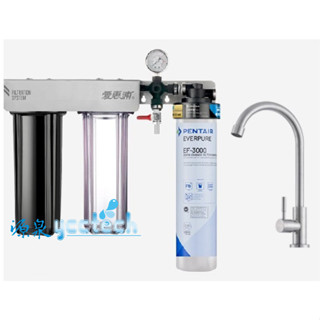 愛惠浦 PurVive-EF3000淨水裝置濕式碳織活性碳淨水器 單道、雙管、三管任選 含裝、不含裝