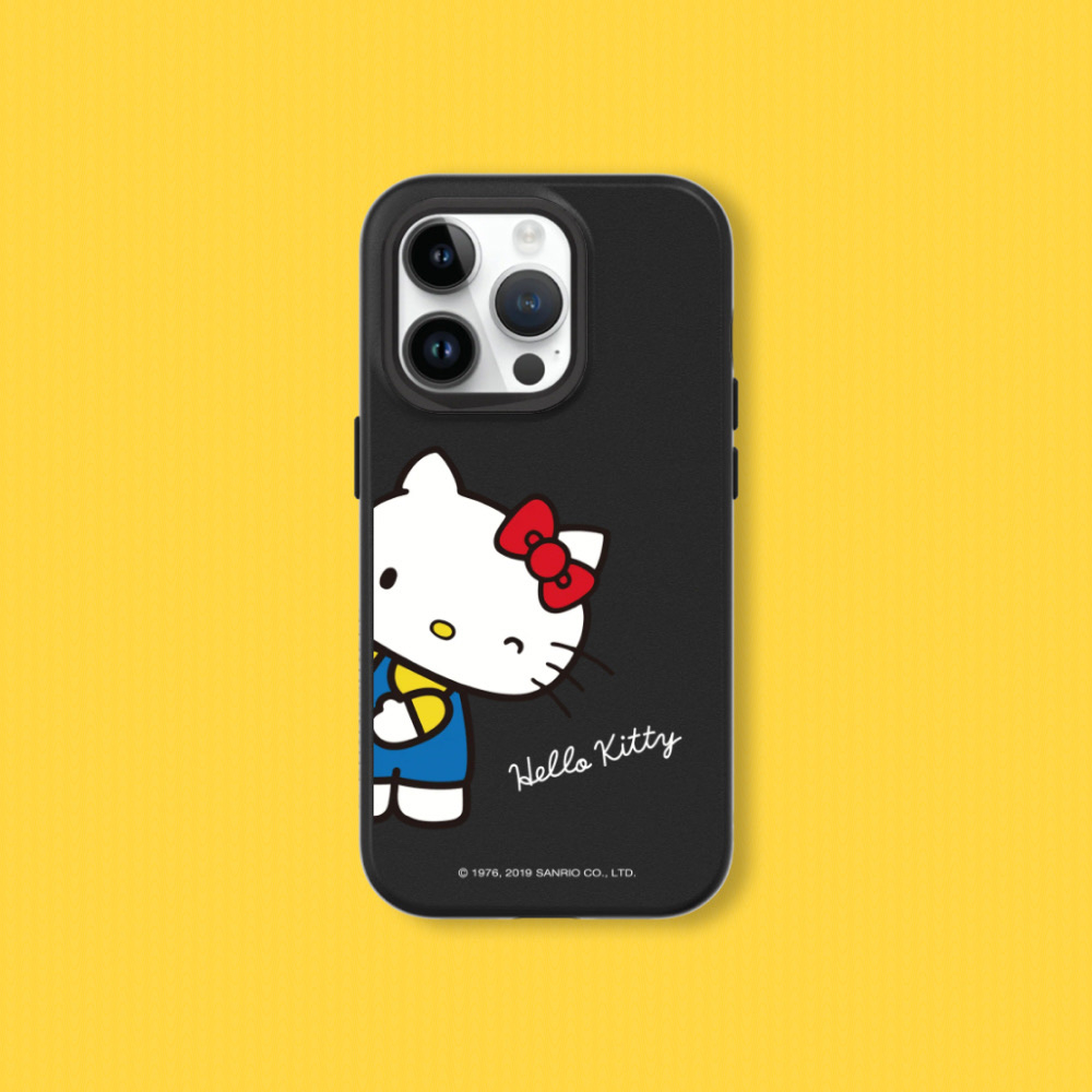 犀牛盾 適用iPhone SolidSuit經典背蓋防摔手機殼/Hello Kitty-Wink! Wink!