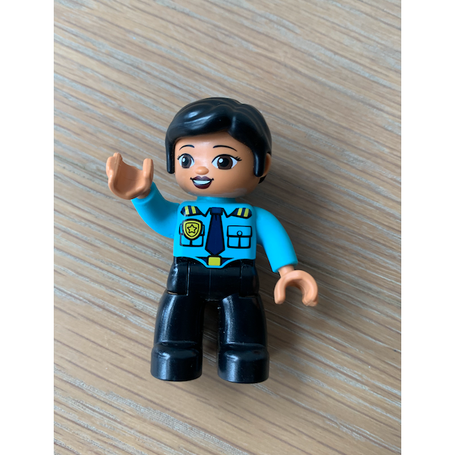 二手 樂高 LEGO 得寶 DUPLO 女警 警察