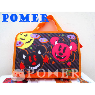 ☆POMER☆日本東京迪士尼樂園 絕版正品 萬聖節 米奇 米妮 幽靈 鬼魂 蝙蝠 野餐袋 手提袋 手提包 小提袋 造型袋