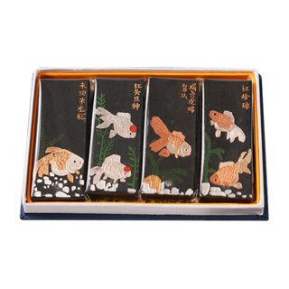 【CHL】中國風老墨塊 油煙墨 松煙墨套裝 精裝書法用具 中國傳統水墨 NP-090056