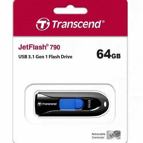 TRANSCEND創見 64G 64GB 隨身碟 JetFlash790 USB 3.1 TS64GJF790K
