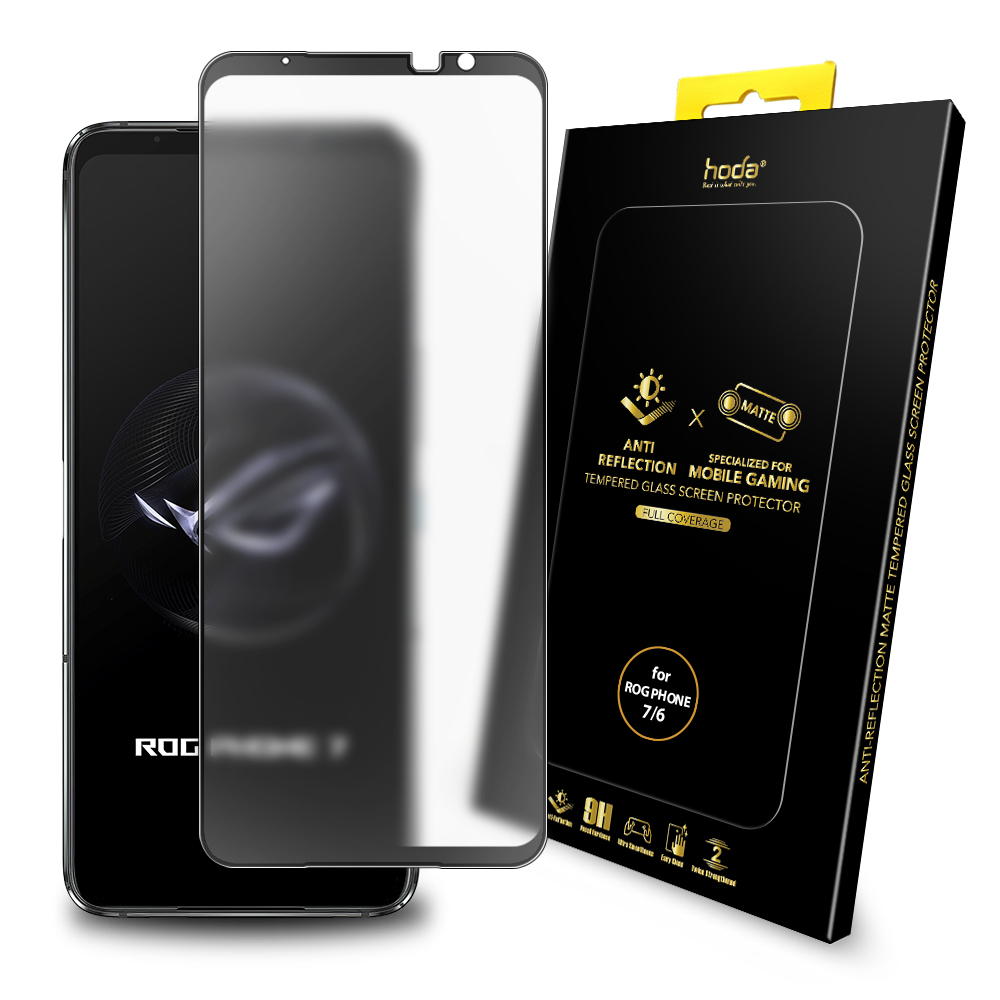 hoda ASUS Rog Phone 7/6/5 系列 AR抗反射電競磨砂玻璃貼