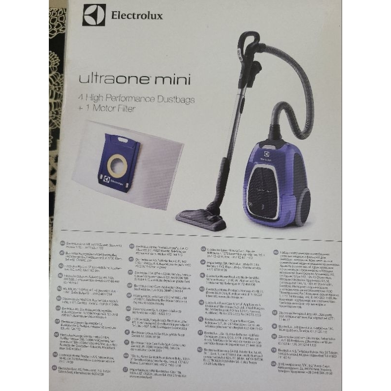 Electrolux 集塵袋ES01 適用