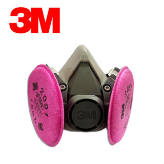 3M 6200 + 2091 P100防毒面具 三件組 防毒面罩 防毒口罩 (含過濾棉2個) 臺灣3M公司貨