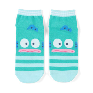 Sanrio 三麗鷗 成人棉質短襪 人魚漢頓 藍綠橫線 806943