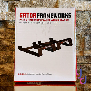 分期免運 GATOR Frameworks 監聽喇叭 桌面架 避震墊架 (一對) 傾斜 音場提升 公司貨 享保固