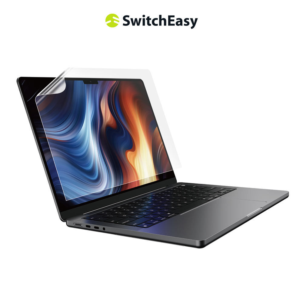 SwitchEasy 魚骨牌  EasyVision MacBook 螢幕保護膜  高解析透明防反光 M1/M2/M3